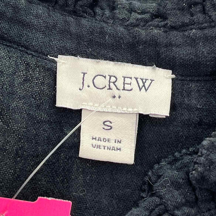 Size S J Crew Black Cotton Shirt