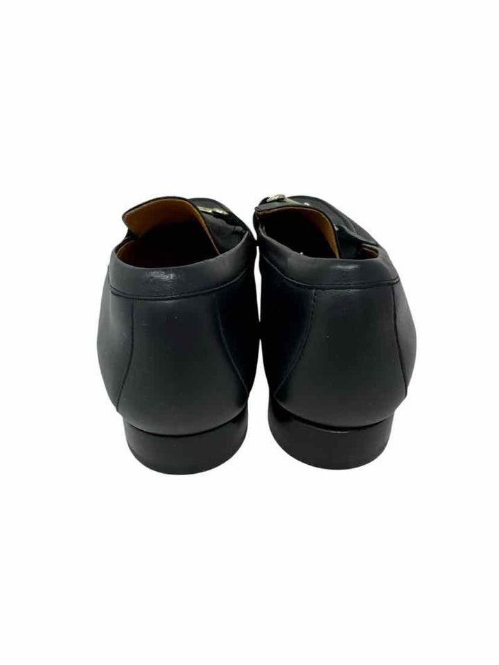 Shoe Size 6.5 Black Leather Loafers