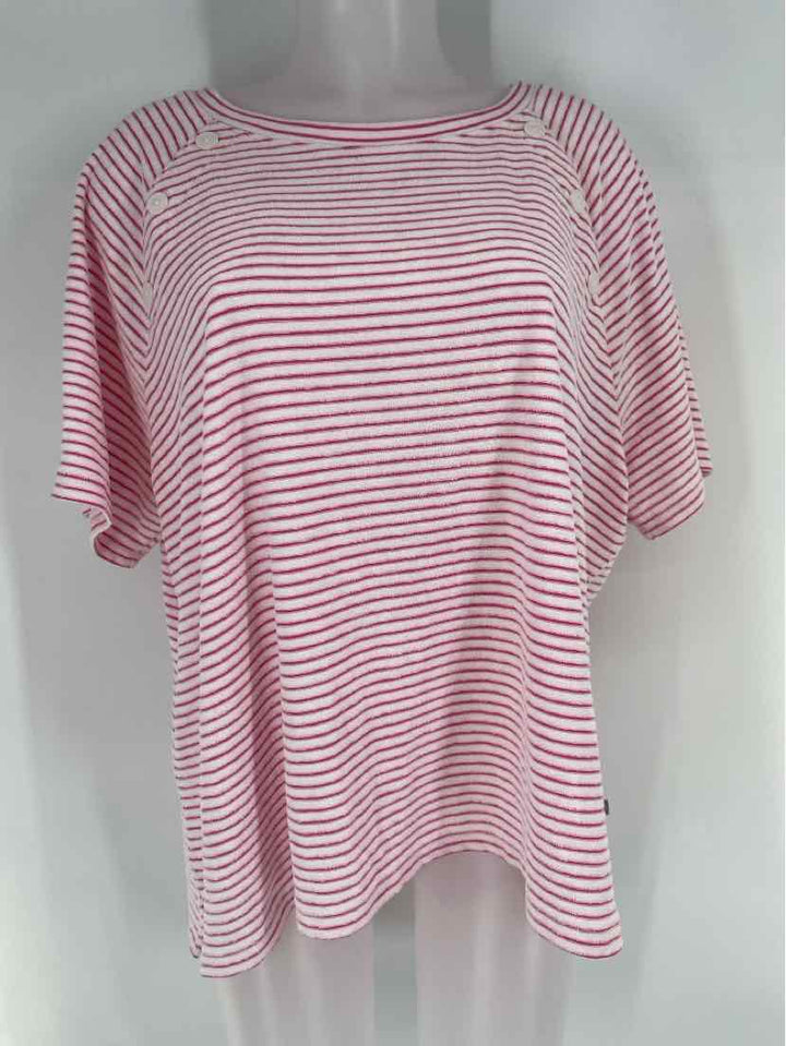 Size 2X Talbots White Print Shirt