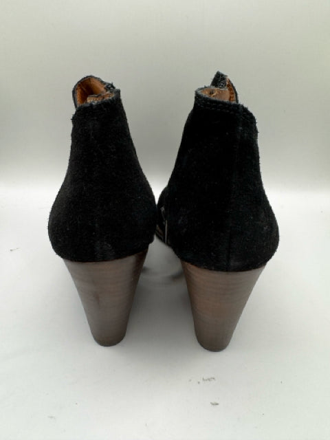 Shoe Size 7 LUCKY Black Suede Boots
