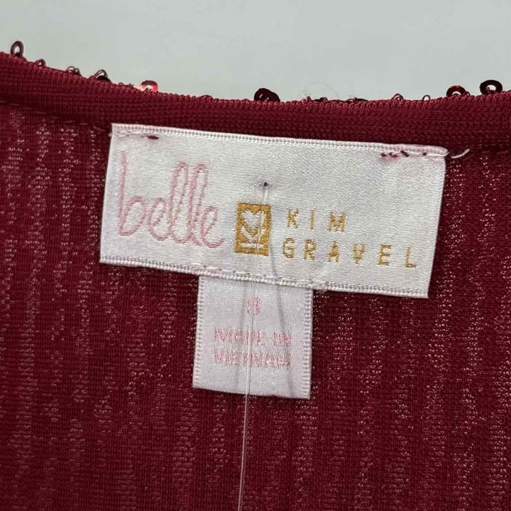 Size 8 Red Sequined Shirt
