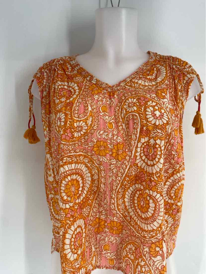 Size XS Anthropologie Orange Shirt