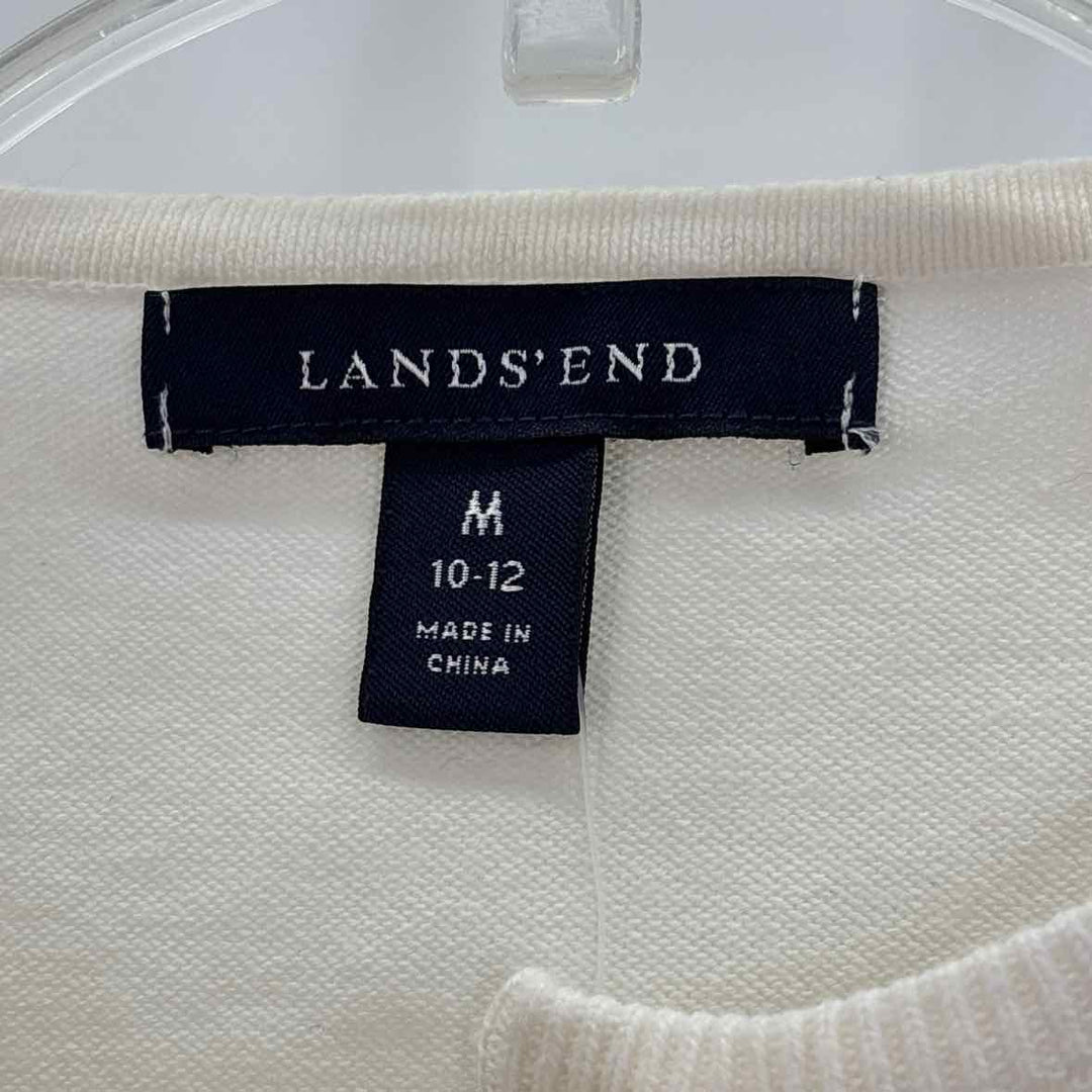 Size M LAND END Cream Sweater