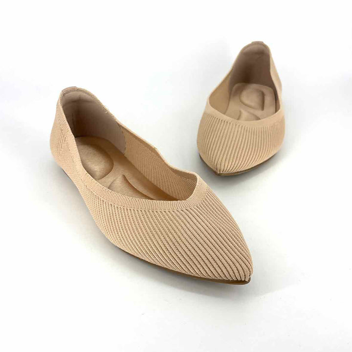 Shoe Size 9 Blush Knit Flats