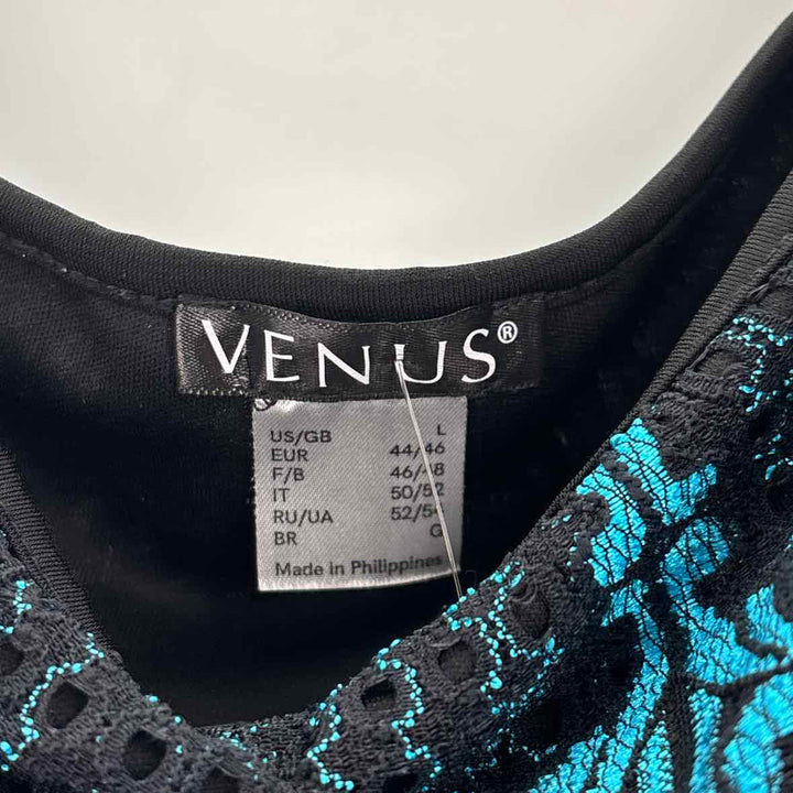 Size L VENUS Multi-Color Lace Shirt