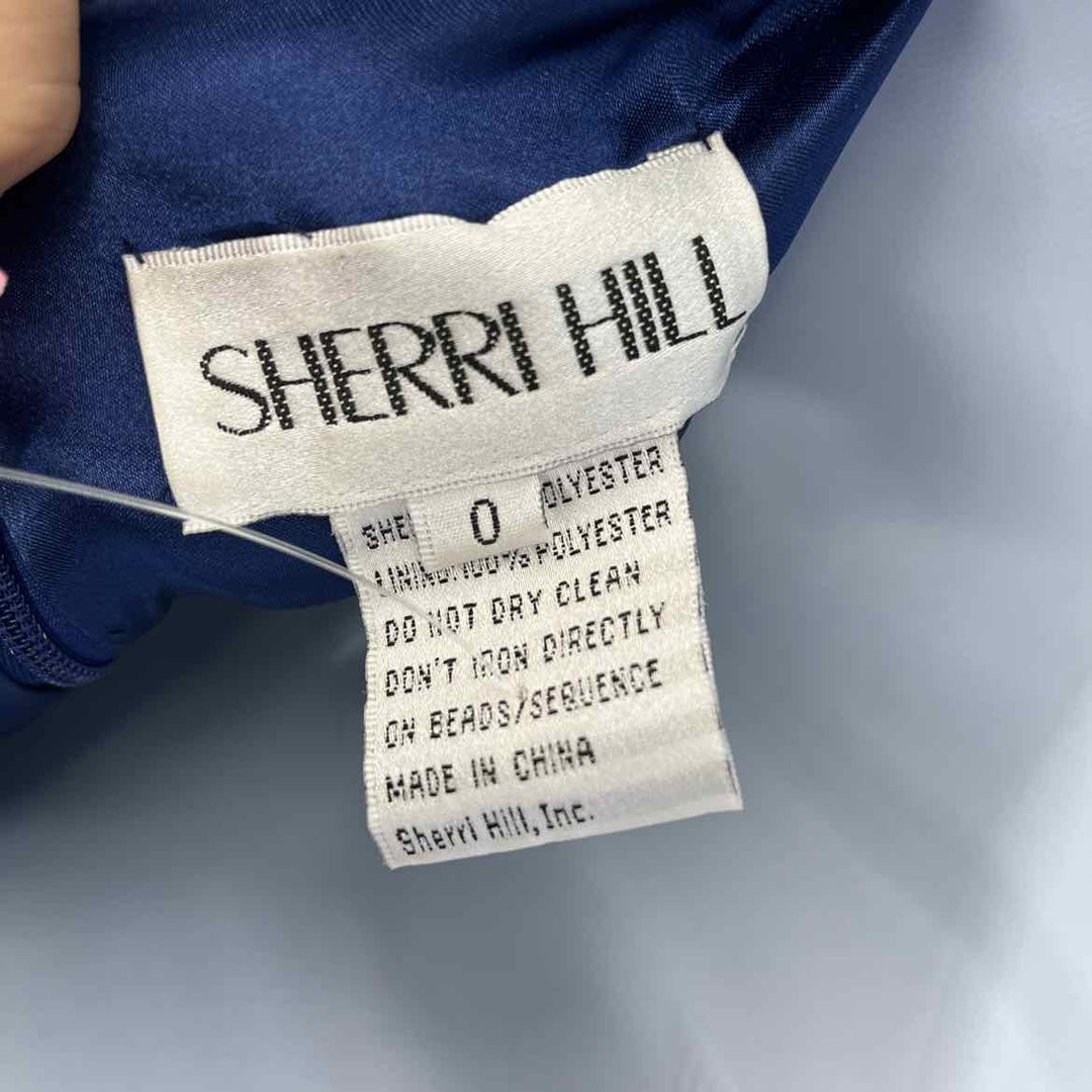 Size 0 SHERRI HILL Navy Dress