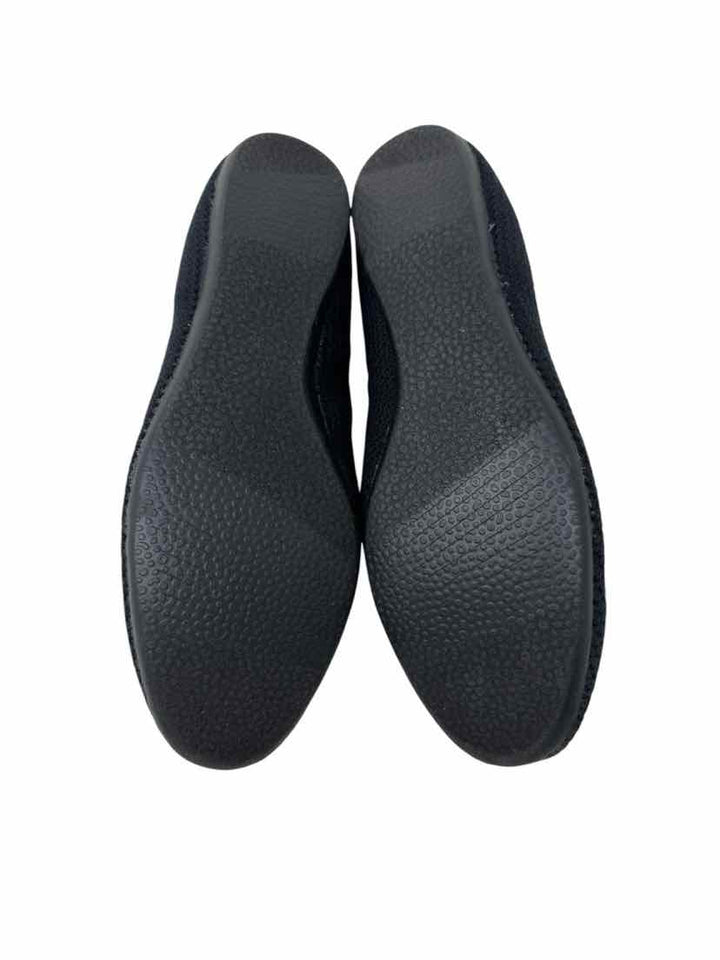 Shoe Size 8 ALL BIRDS Black Knit Flats