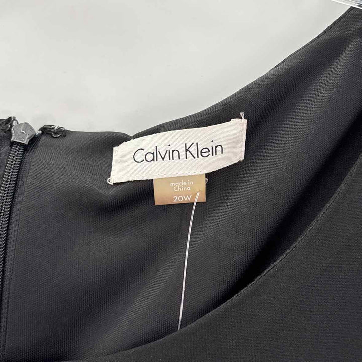 Size 20W Calvin Klein Black Dress