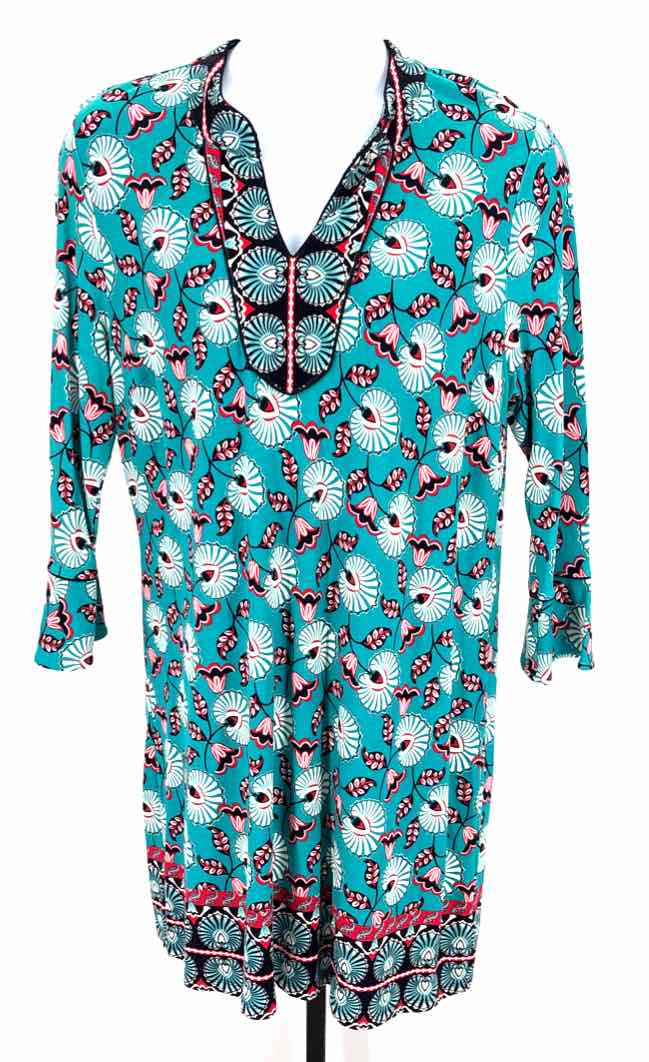 Size XL CROWN & IVY Teal Dress
