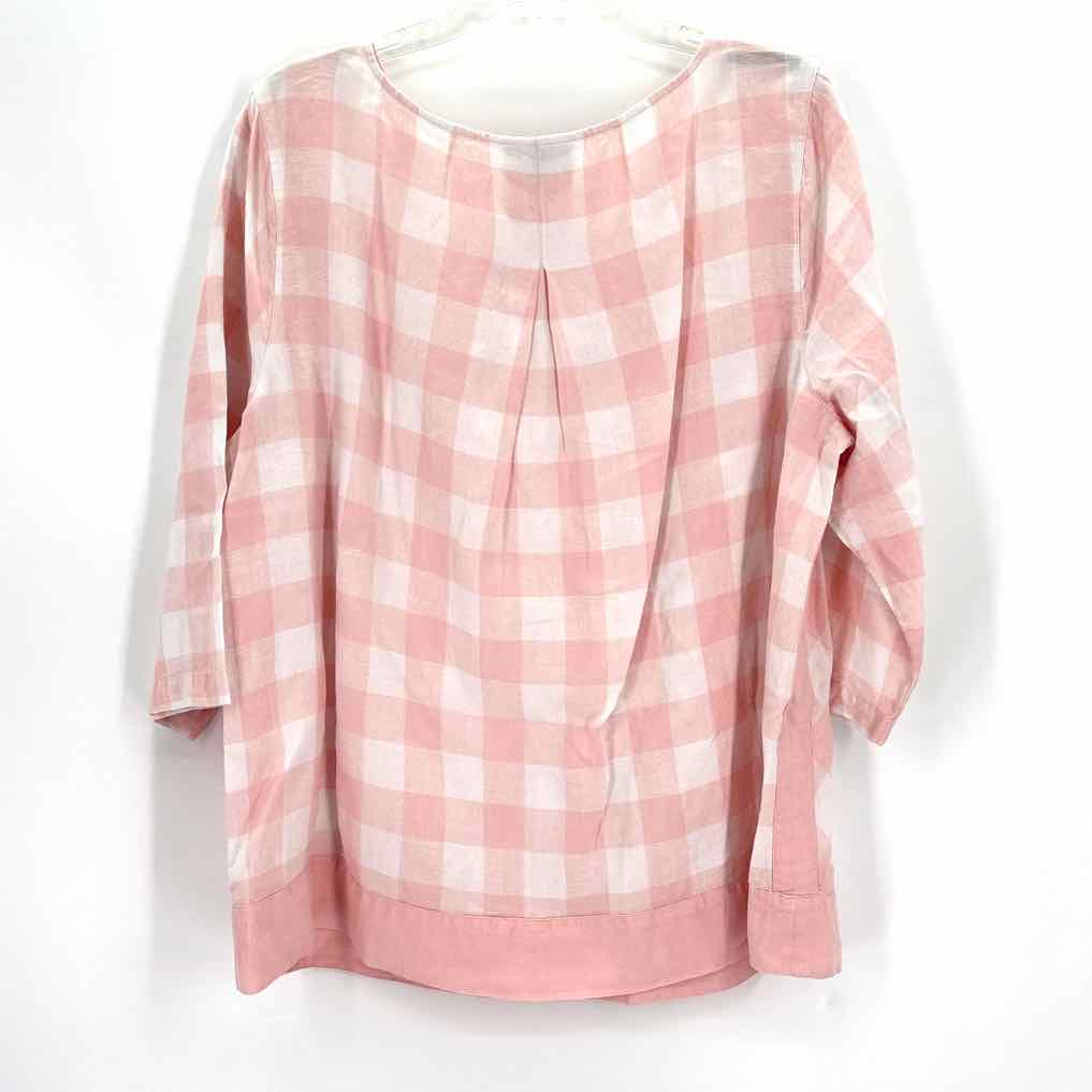 Size XL J JILL Pale Pink Linen Shirt