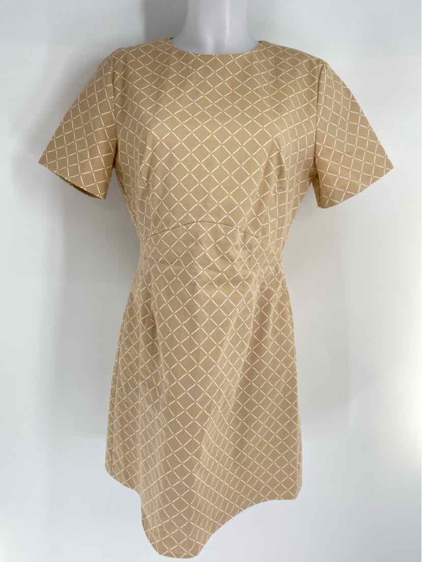 Size 10 Ann Taylor Tan Dress