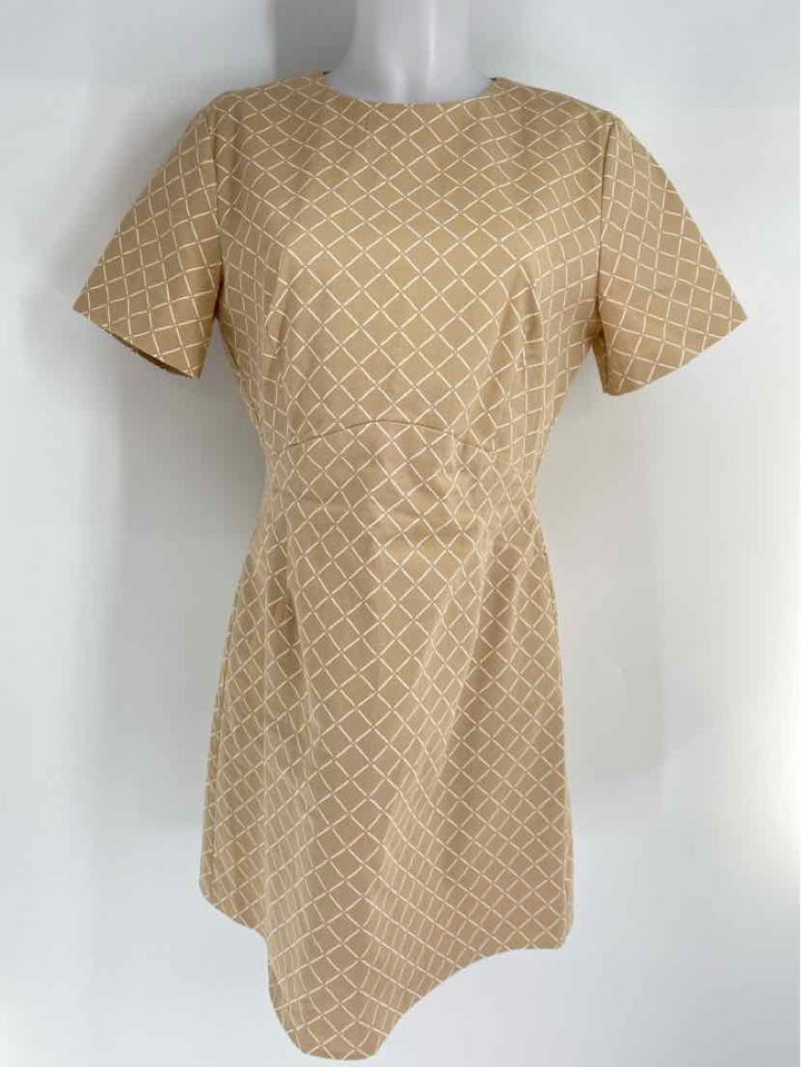 Size 10 Ann Taylor Tan Dress