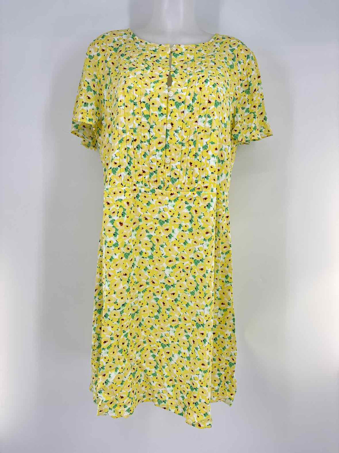 Size L LOFT Yellow Dress