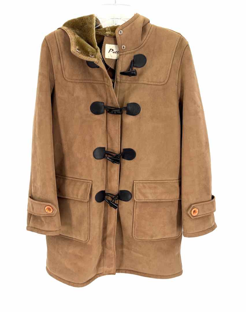 Size 24 Camel Suede Coat