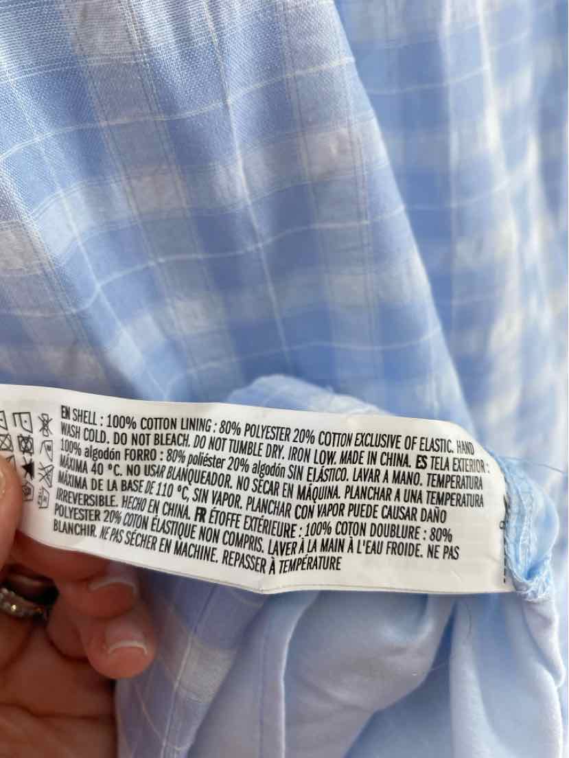 Size XL Blue Print Dress