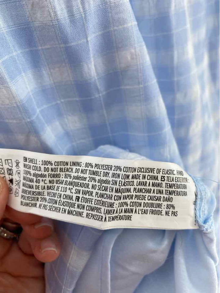 Size XL Blue Print Dress