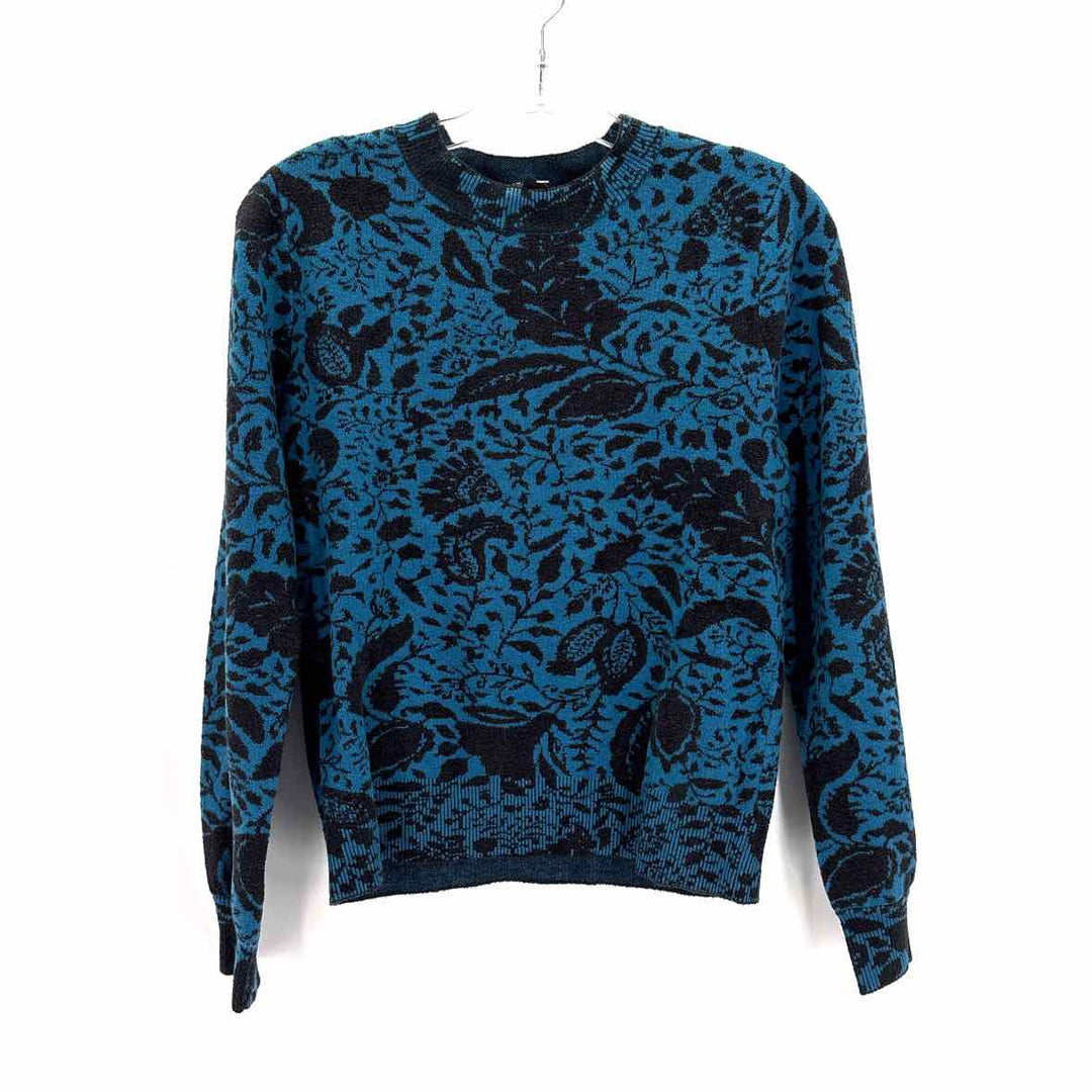 Size S Ann Taylor Blue Print Sweater