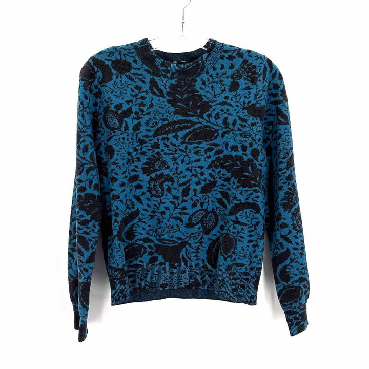 Size S Ann Taylor Blue Print Sweater