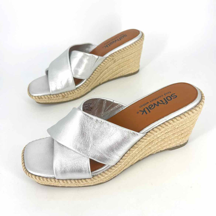 Shoe Size 7 Silver Sandals