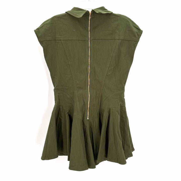 Size XL Olive Denim Dress