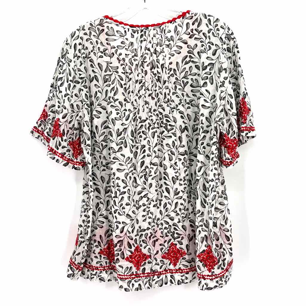Size L J JILL White Shirt