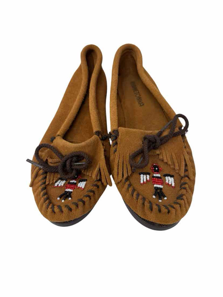 Shoe Size 6.5 MINNETOKA Brown Slippers