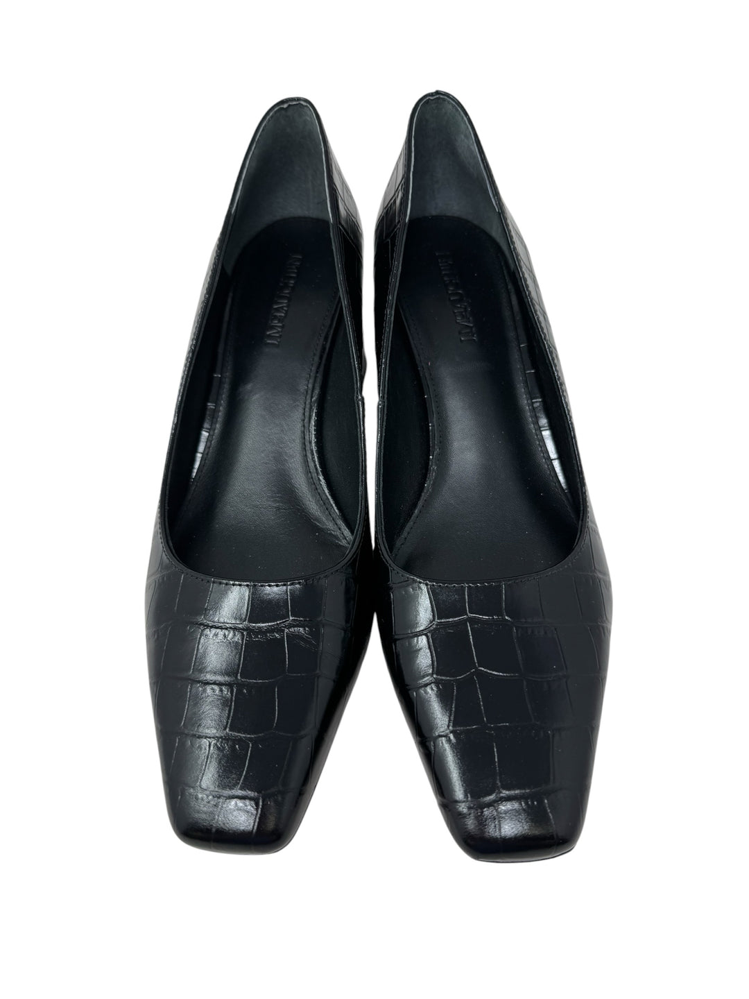 Shoe Size 8 J MCLAUGHLIN Black Leather Pumps