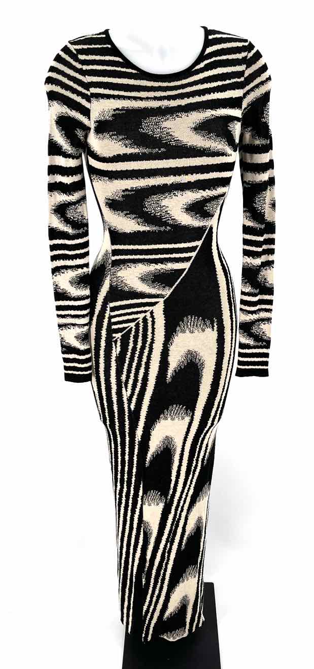 Size XS COMMENSE Black/White Dress