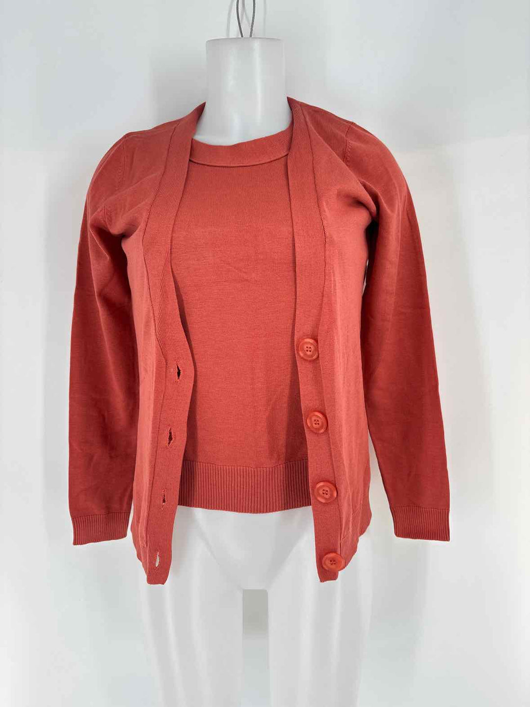 Size M Orange Cardigan
