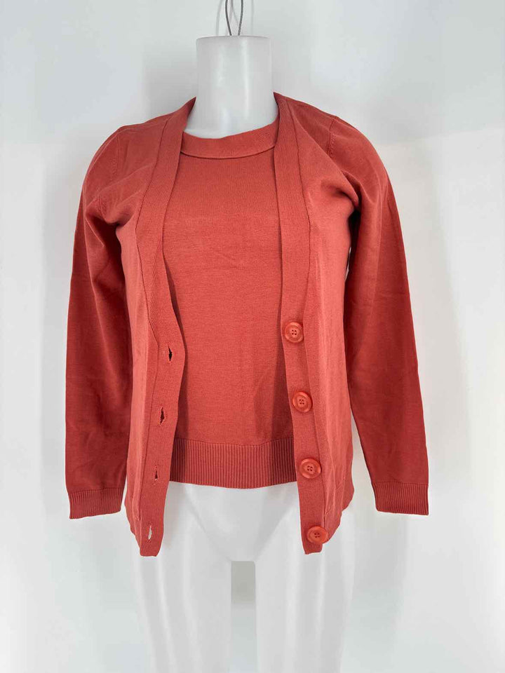 Size M Orange Cardigan