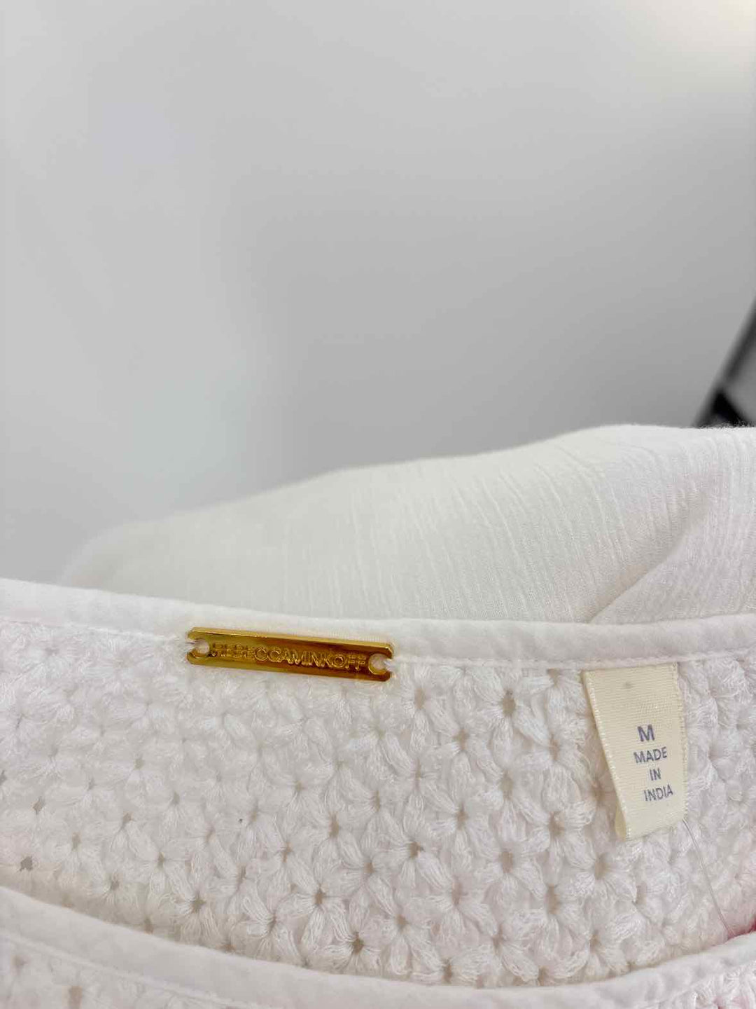 Size M REBECCA MINKOFF White Dress
