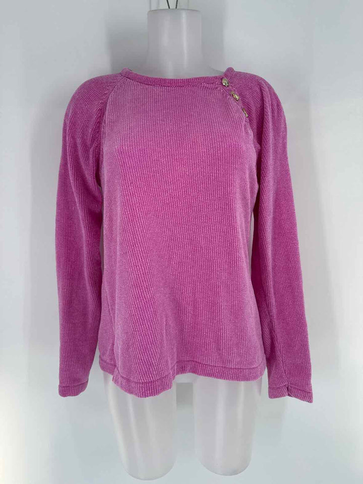 Size L Lilly Pulitzer Fuschia Knit Sweater