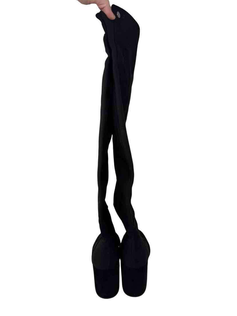 Shoe Size 7.5 MARC FISHER Black Suede Boots