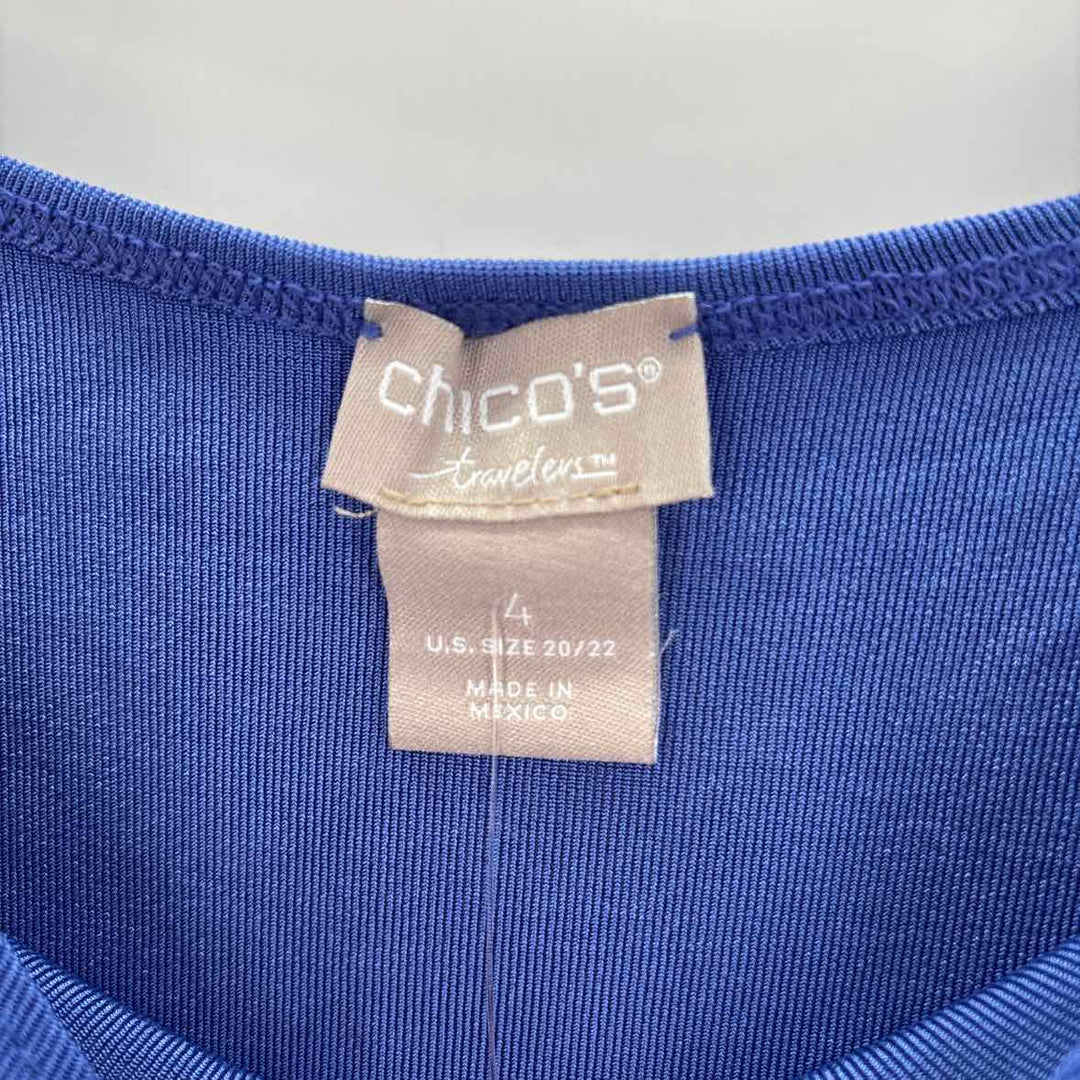 Size 1X Chico's Blue Shirt