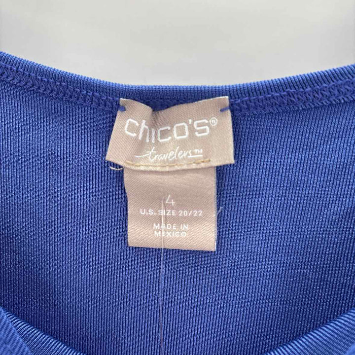 Size 1X Chico's Blue Shirt