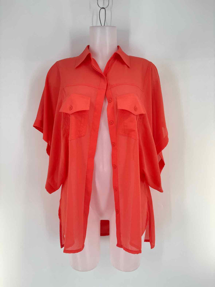 Size M Chico's Orange Shirt