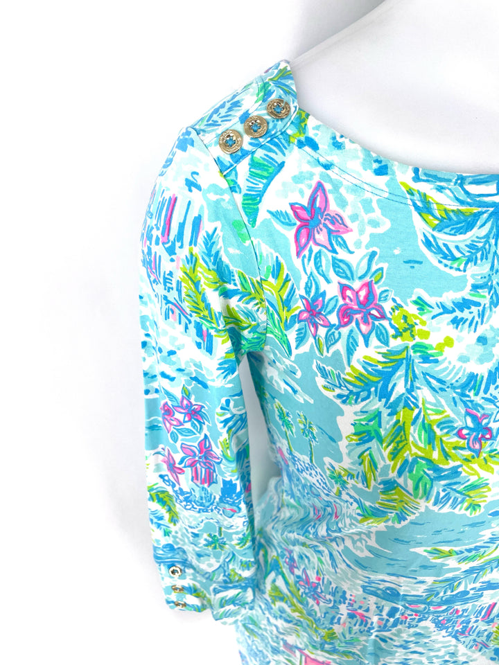 Size S Lilly Pulitzer Blue Dress