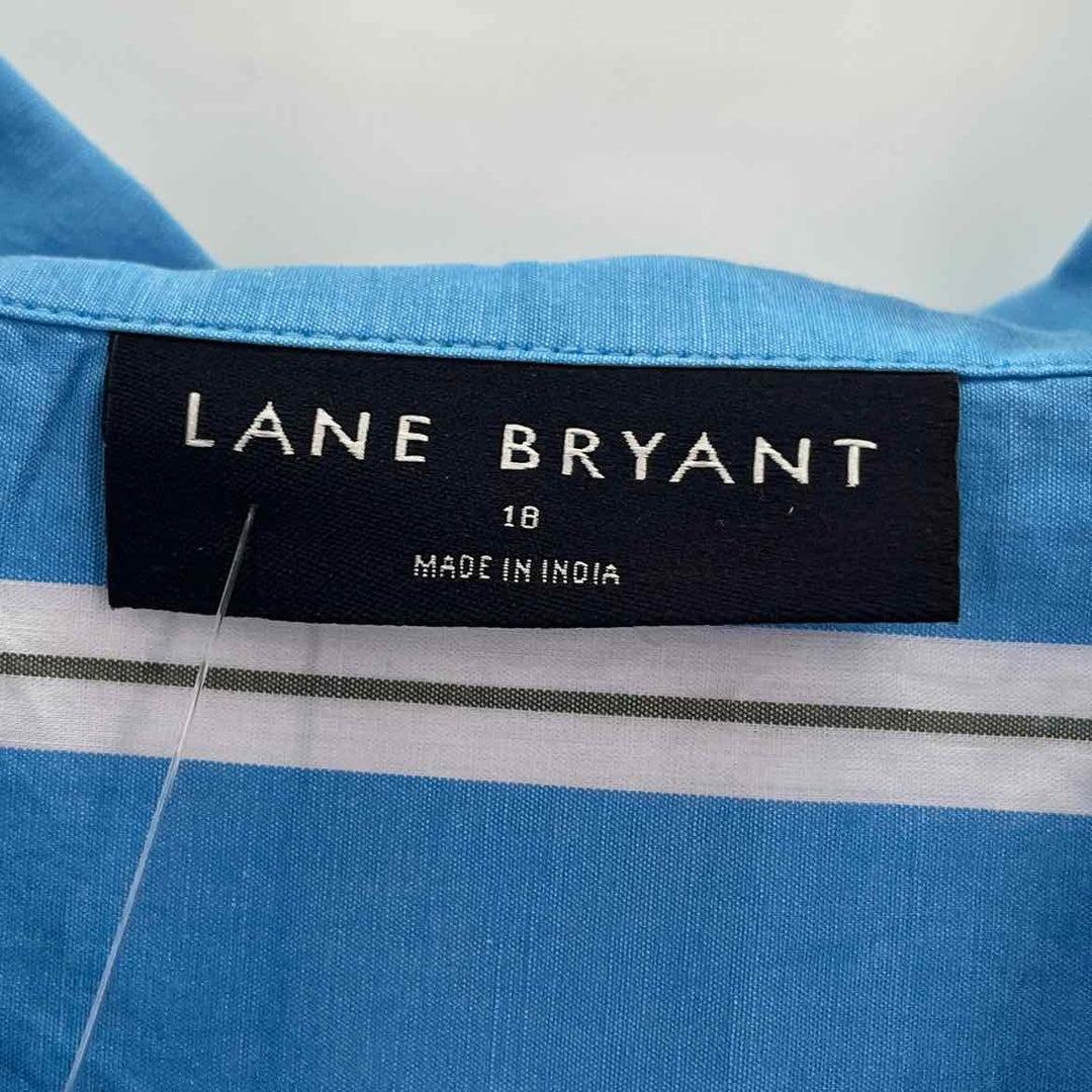 Size 18 LANE BRYANT Blue Shirt