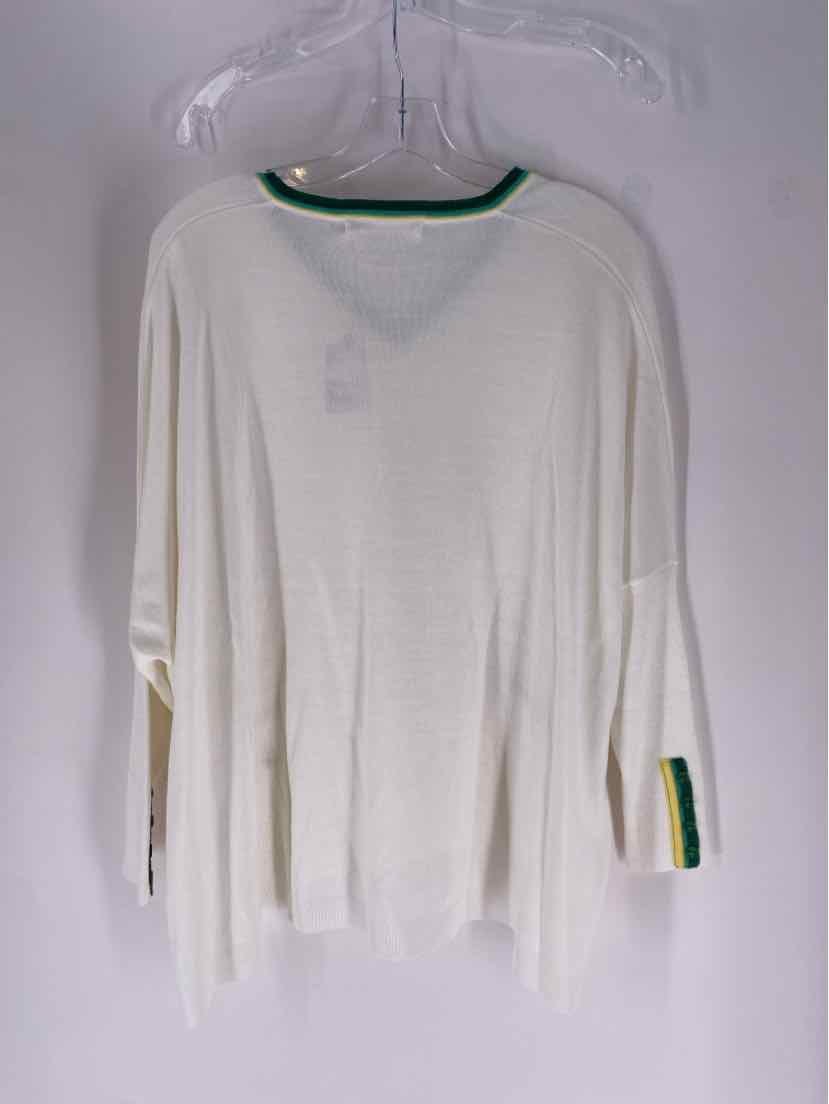 Size One Size MASTERS White Sweater