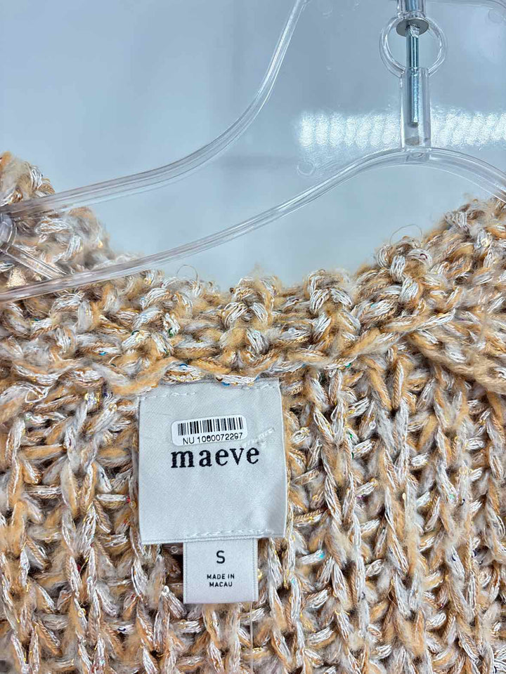 Size S MAEVE Gold Sweater