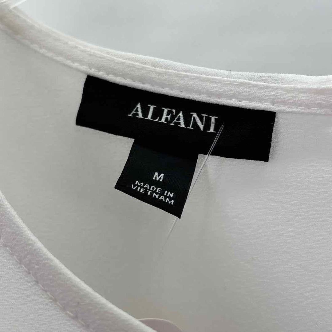Size M ALFANI White Shirt