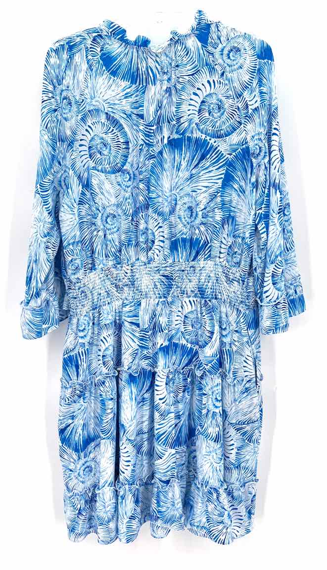 Size 14 Chico's Blue Print Dress