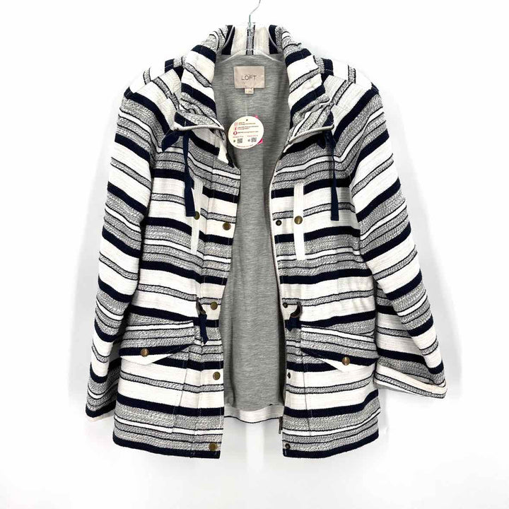 Size S LOFT Multi-Color Knit Jacket