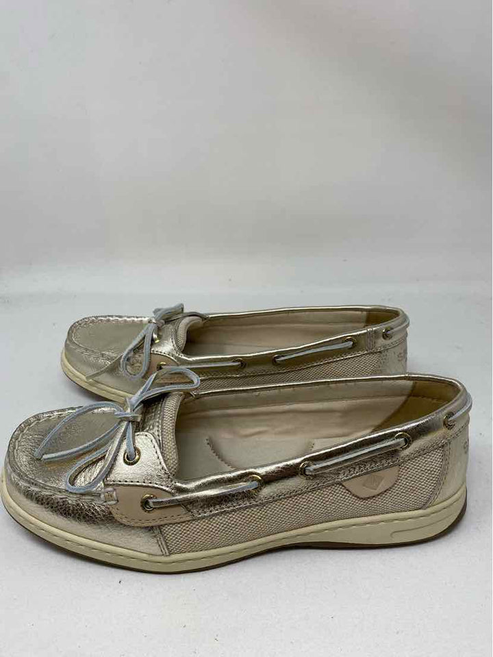 Shoe Size 11 Sperry Gold Flats