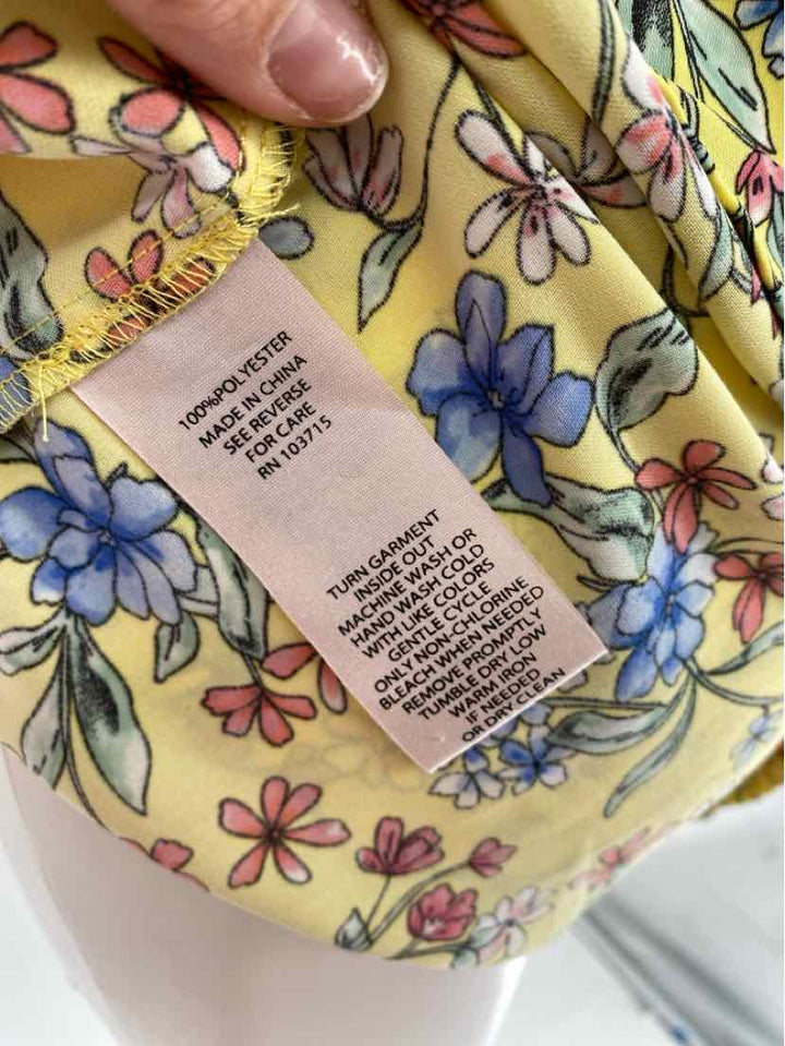 Size 4 NANETTE LEPORE Yellow Dress