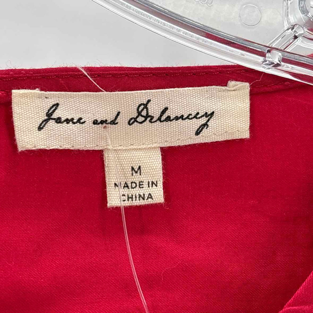 Size M Jane & Delaney Red Shirt