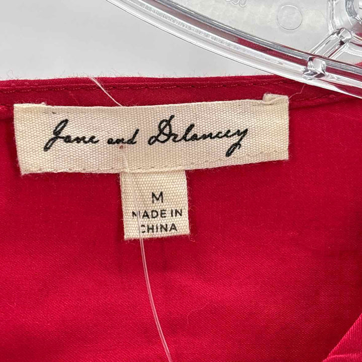 Size M Jane & Delaney Red Shirt