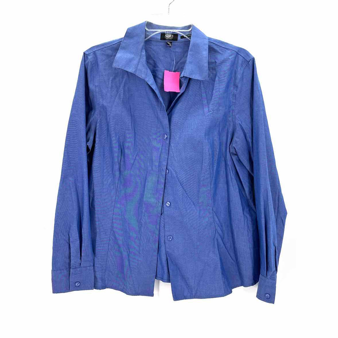Size L Jones New York Blue Shirt