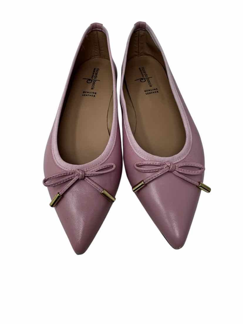 Shoe Size 40 Pink Leather Flats