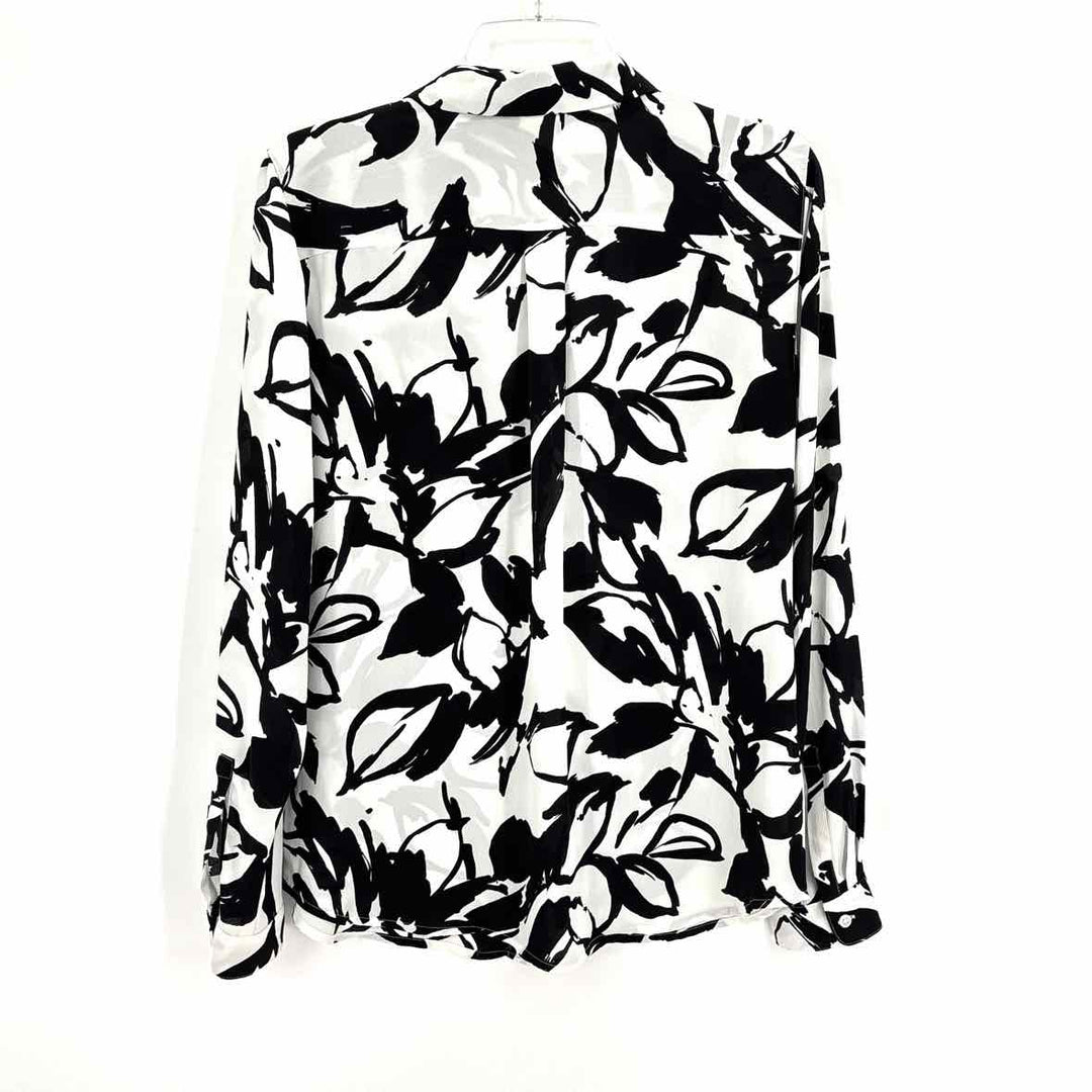 Size M LOFT Black/White Shirt